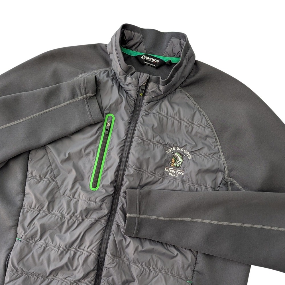 Sunice S72000 Hybrid Golf Jacket‎ Mens M Gray 2018 US Open Shinnecock Hills